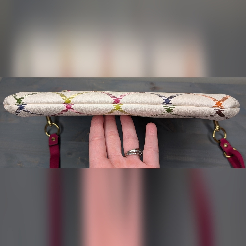Coach White and Pink Crossbody Bag - Picture 4 of 10